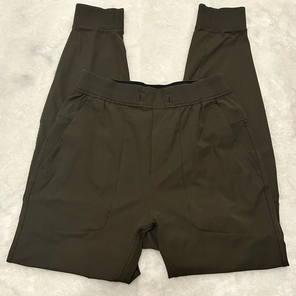 lululemon athletica olive Green Joggers sz:small - Picture 3 of 10
